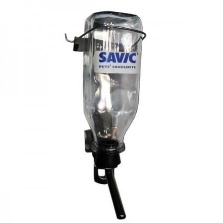 Savic Glass Bottle Бутылка с креплением в клетку 473 мл (5946)